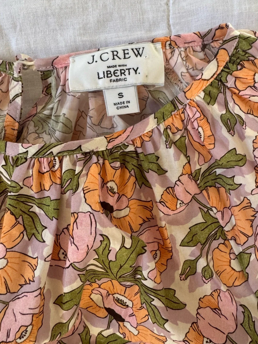 J. Crew Liberty Butterfield Poppy Mini Dress - Picture 3 of 5